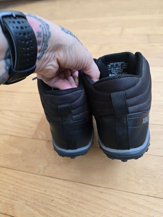 Xero | Scrambler black minimalist gorpcore hiking boots | MENS 8.5 main image 5